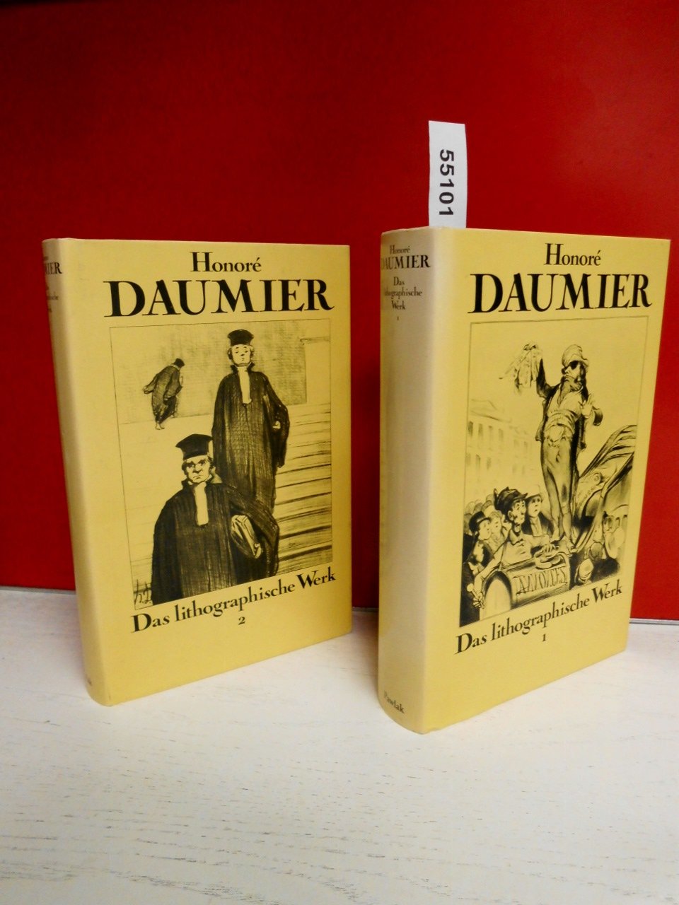 Das lithographische Werk. 2 Bände Books
