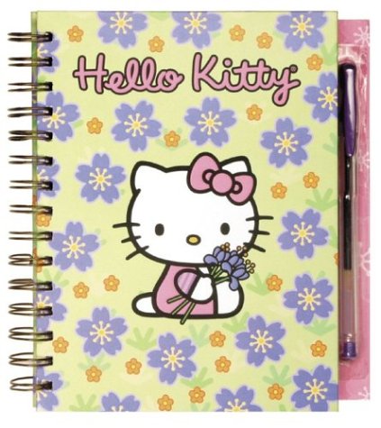 Hello Kitty, Hello Flowers! - Journal with Pen: Wire-O Bound Blank Journal with Pen Film, Art & Culture