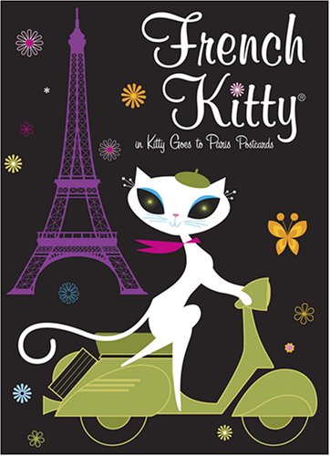 French Kitty in Kitty Goes to Paris: Postcards in a Hinged Box Manga
