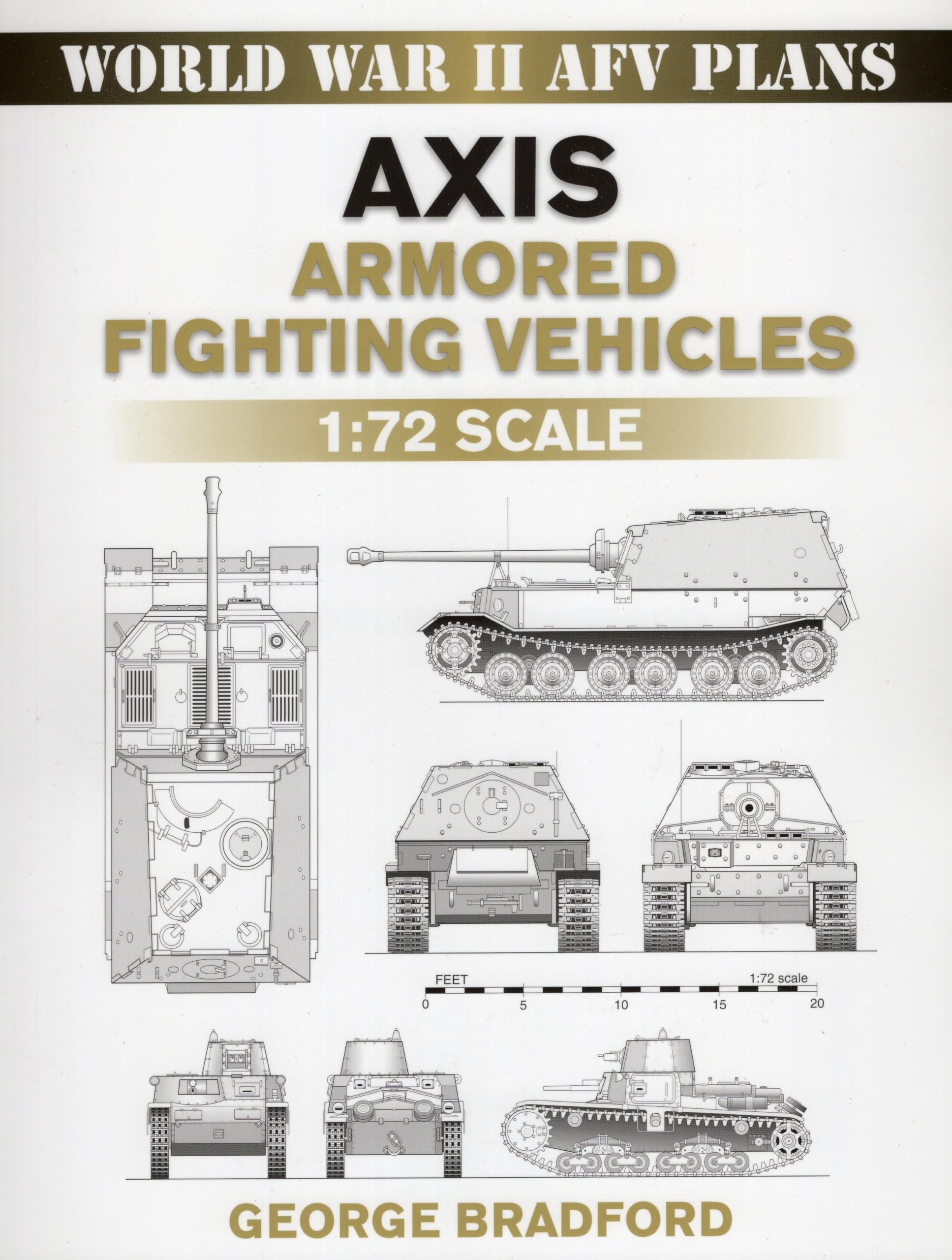 Axis Armored Fighting Vehicles: 1:72 Scale (World War II AFV Plans) Social Sciences