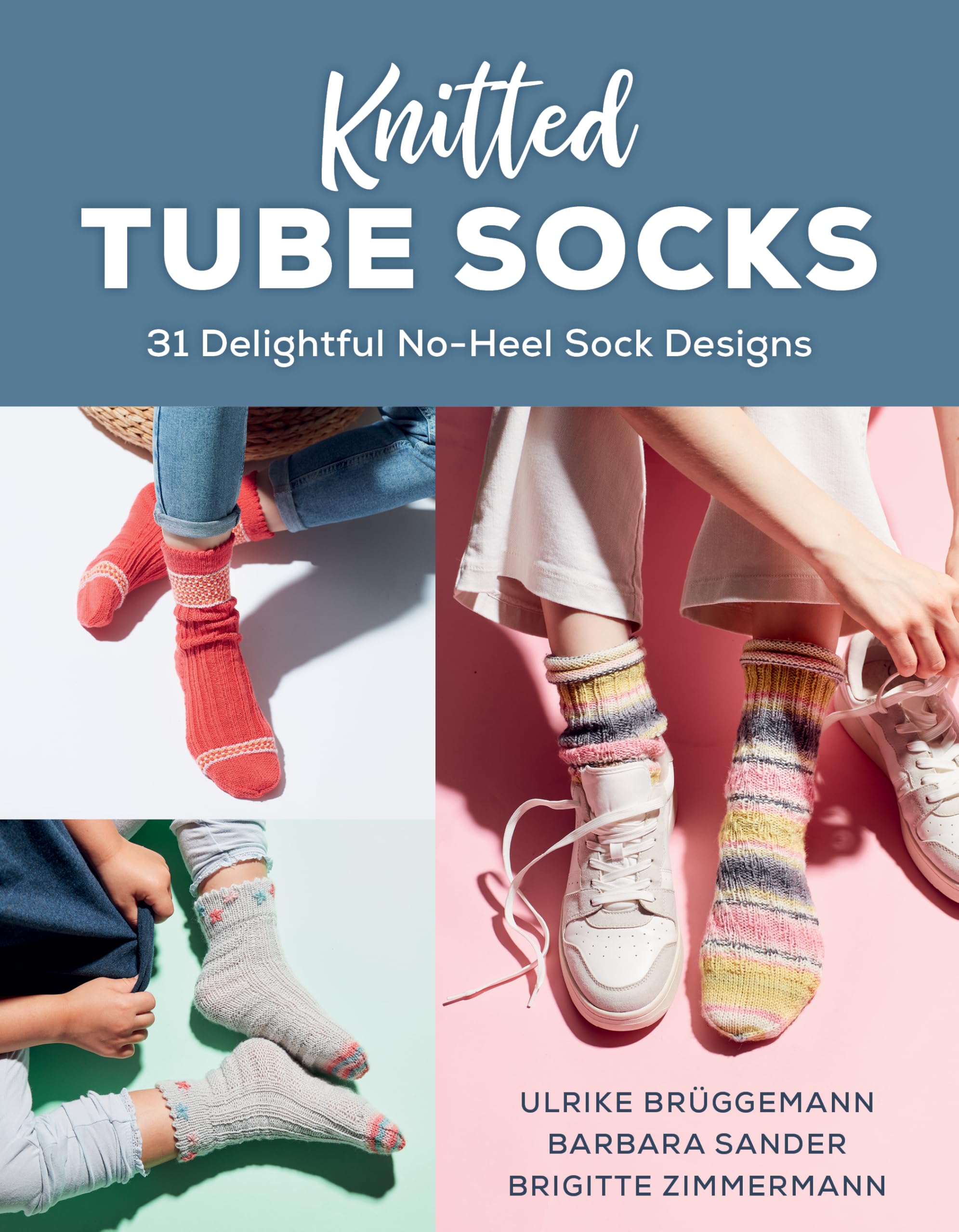 Knitted Tube Socks: 31 Delightful No-Heel Sock Designs Hobbies & Crafts