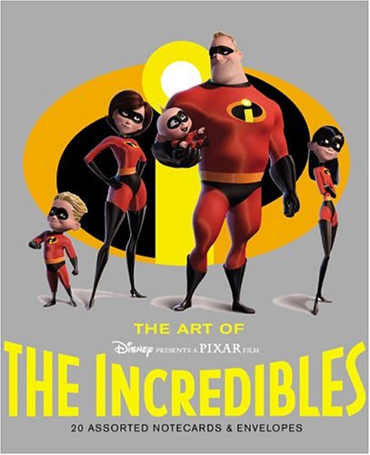 The Art of the Incredibles Notecards: 20 Assorted Notecards and Envelopes Film, Art & Culture