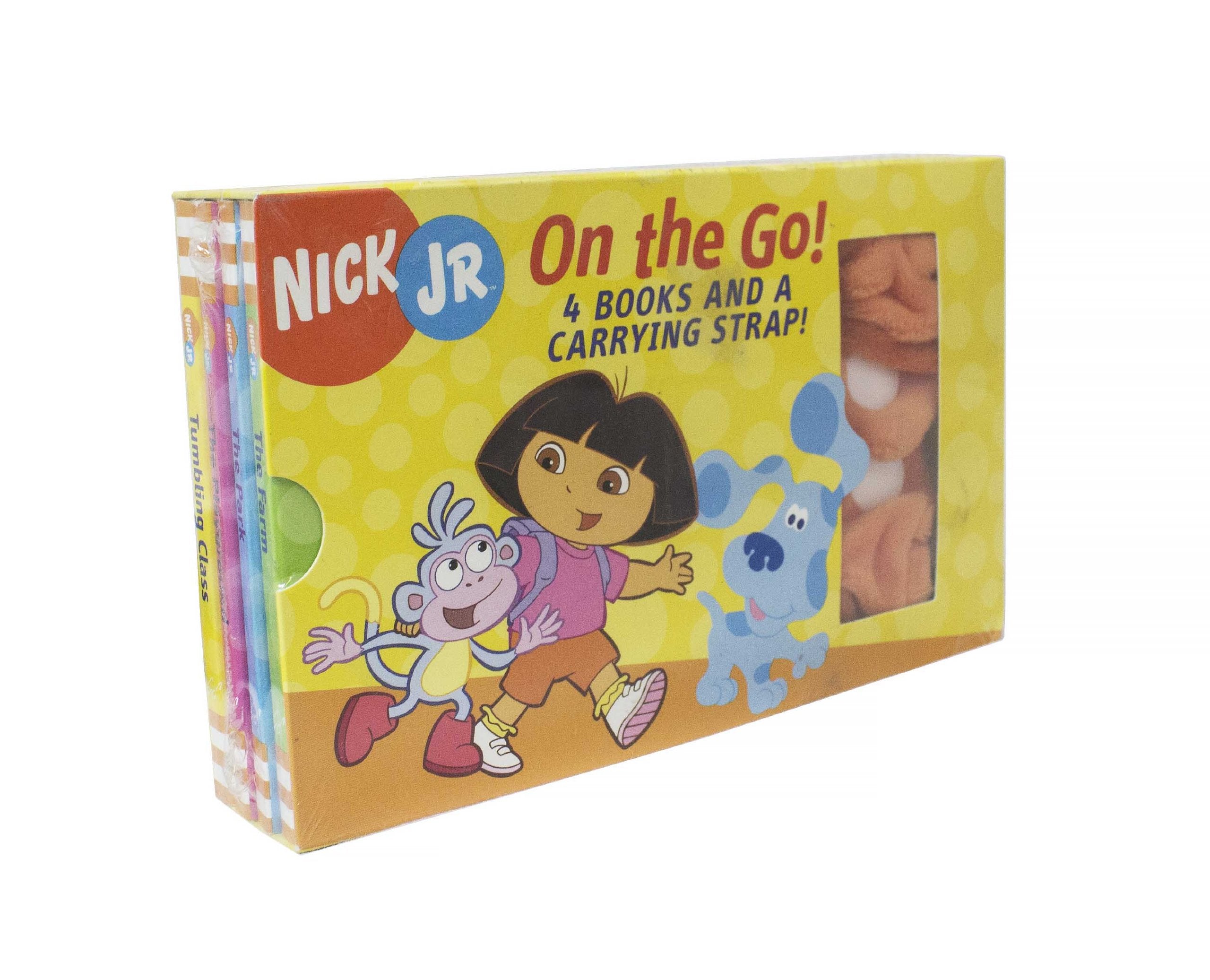 Nick Jr. On the Go! 4 Books and a Carrying Strap!: The Farm, The Park, The Playground, Tumbling Class Non-fiction