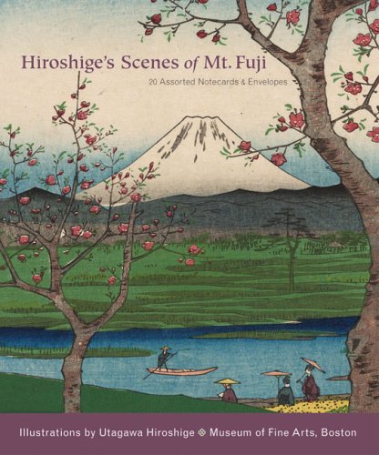 Hiroshige's Scenes of Mt. Fuji Notecards Lifestyle