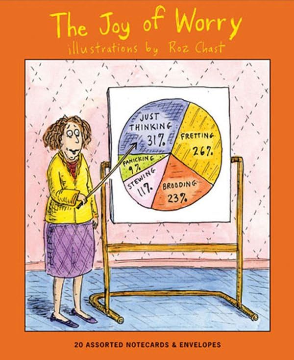 The Joy of Worry Notecards: 20 Assorted Notecards and Envelopes: Deluxe Notecards Lifestyle