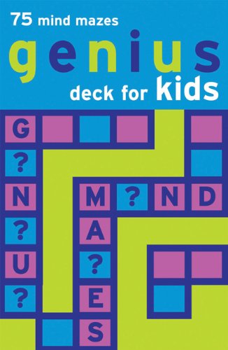 Genius Deck for Kids: 75 Mind Mazes Leisure, Home & Garden