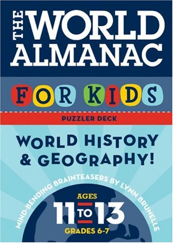 The World Almanac for Kids Puzzler Deck: World History and Geography: Ages 11-13, Grades 6-7 Geology & Geography