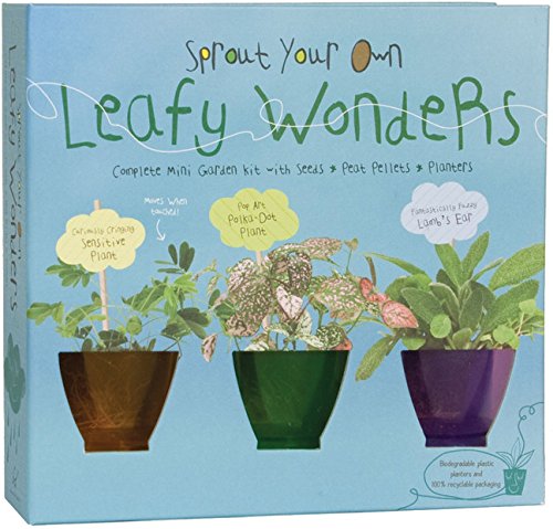 Sprout Your Own Leafy Wonders: Complete Mini Garden Kit With Seeds, Peat Pellets, and Planters Non-fiction