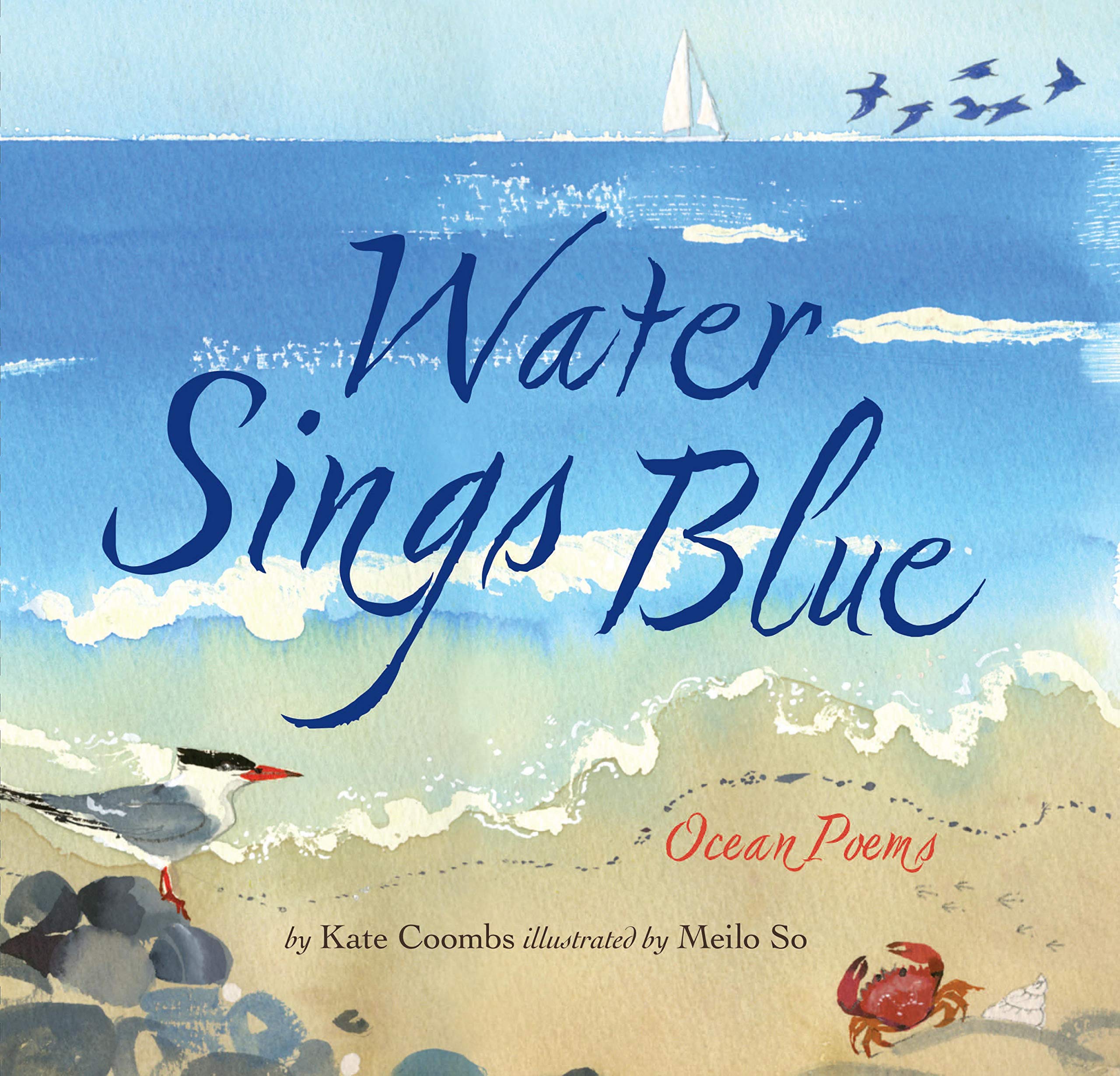 Water Sings Blue: (Blue Book of Ocean and Water, Books for Kids about Sea Castles) Non-fiction