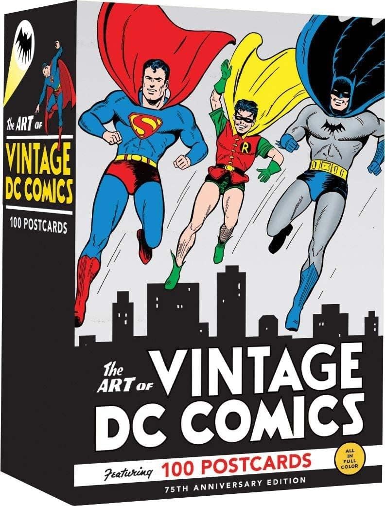 The Art of Vintage DC Comics: 100 Postcards (Comic Book Art Postcards, Vintage Bulk Postcards, Cool Postcards for Mailing) Film, Art & Culture