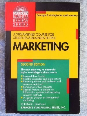 Marketing (Barron's Business Review Series) Business, Finance & Career