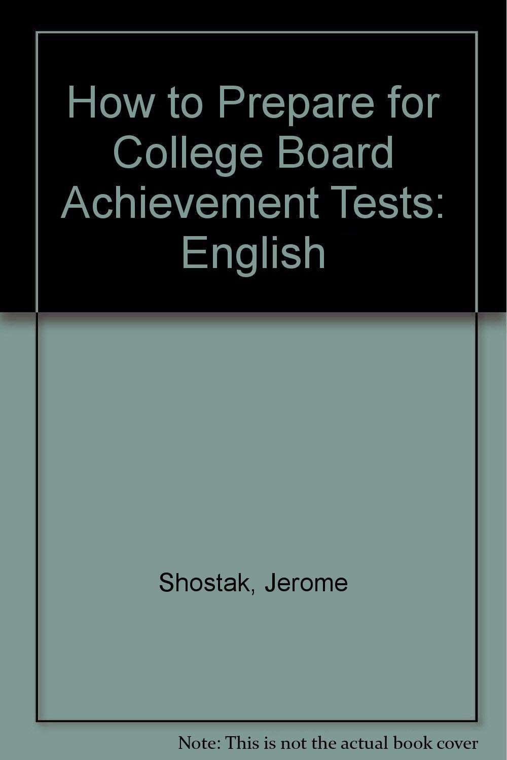 English (How to Prepare for College Board Achievement Tests) Social Sciences