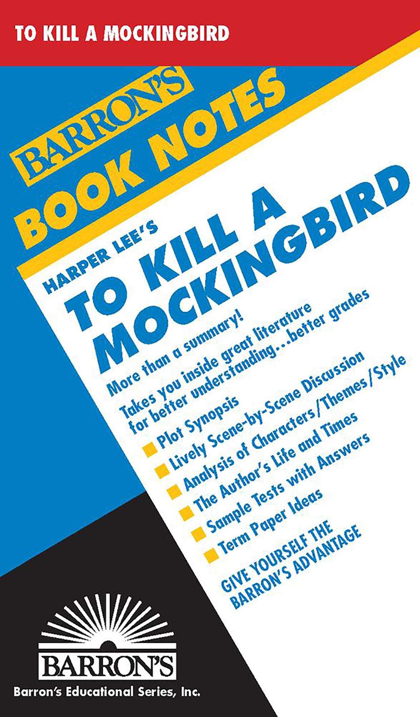 To Kill A Mockingbird (Barron's Book Notes) Classics
