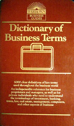 Product Image: Dictionary of Business Terms