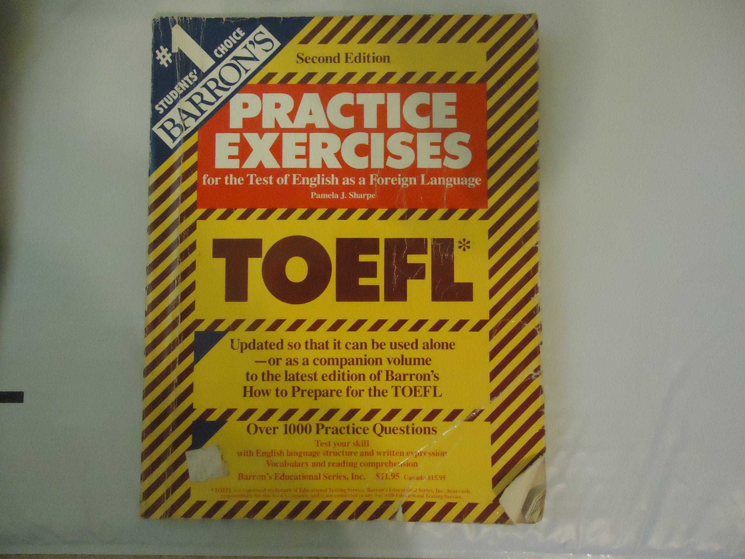 Practice Exercises for the Test of English as a Foreign Language Foreign Languages ​​& Dictionaries