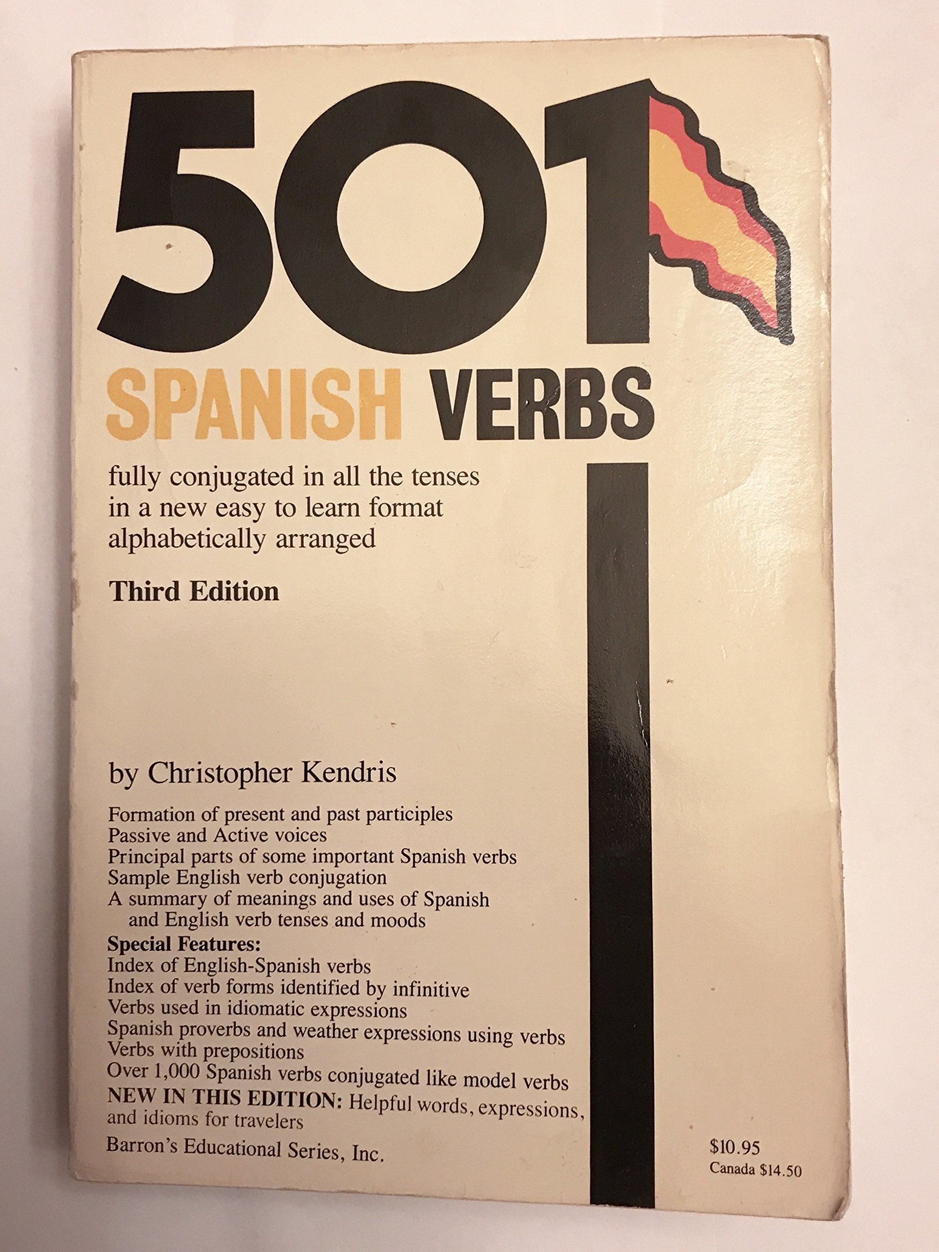 Product Image: 501 Spanish Verbs (501 verbs series)