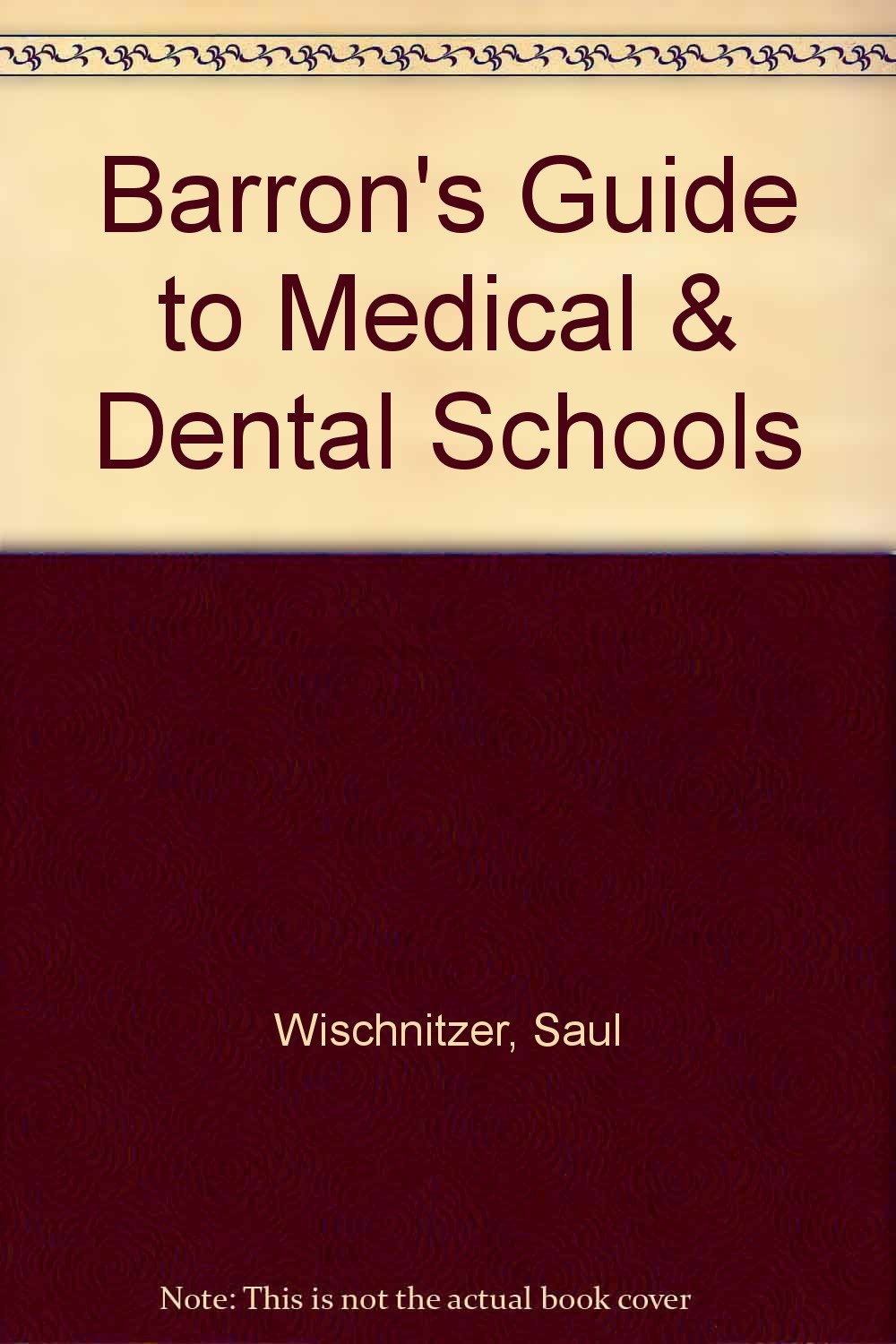 Barron's Guide to Medical & Dental Schools Books