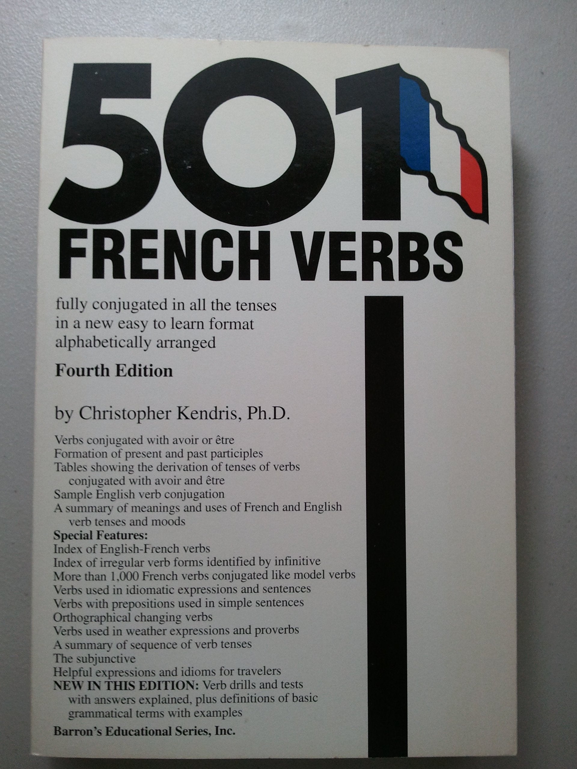 501 French Verbs: Fully Conjugated in All the Tenses in a New Easy-To-Learn Format Alphabetically Arranged Foreign Languages ​​& Dictionaries