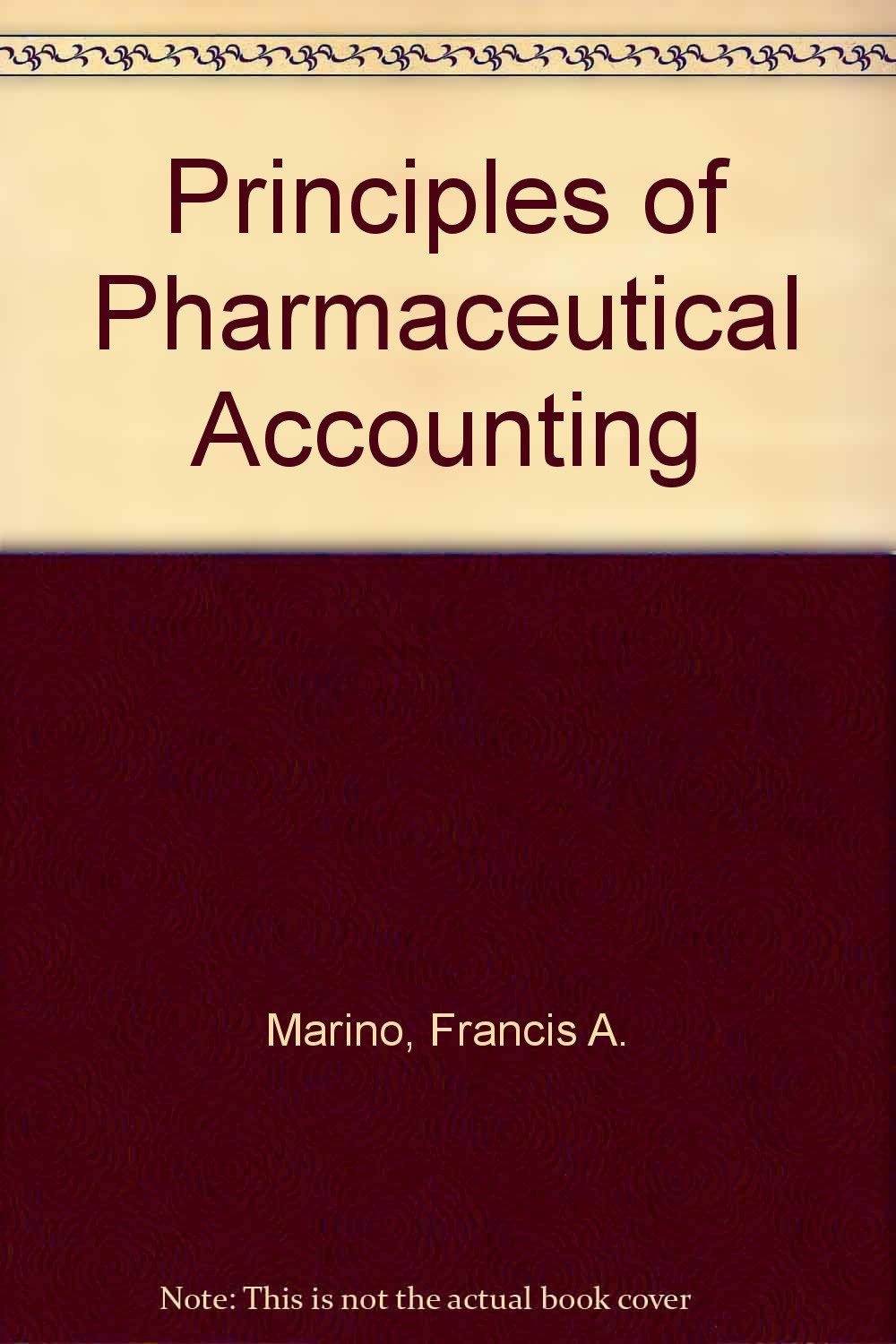 Principles of Pharmaceutical Accounting Books