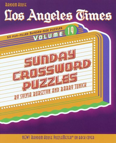 Los Angeles Times Sunday Crossword Puzzles Leisure & Fun