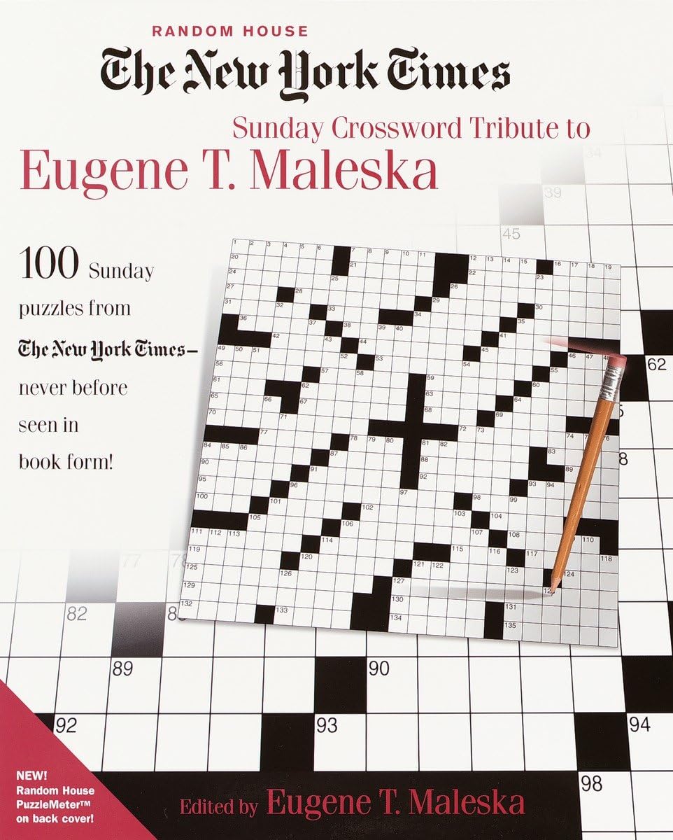 The New York Times Sunday Crossword Tribute to Eugene T. Maleska Leisure & Fun