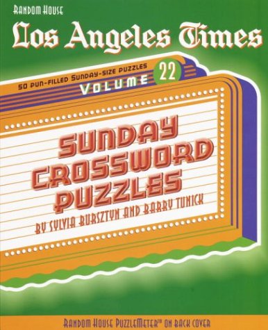Los Angeles Times Sunday Crossword Puzzles Leisure & Fun