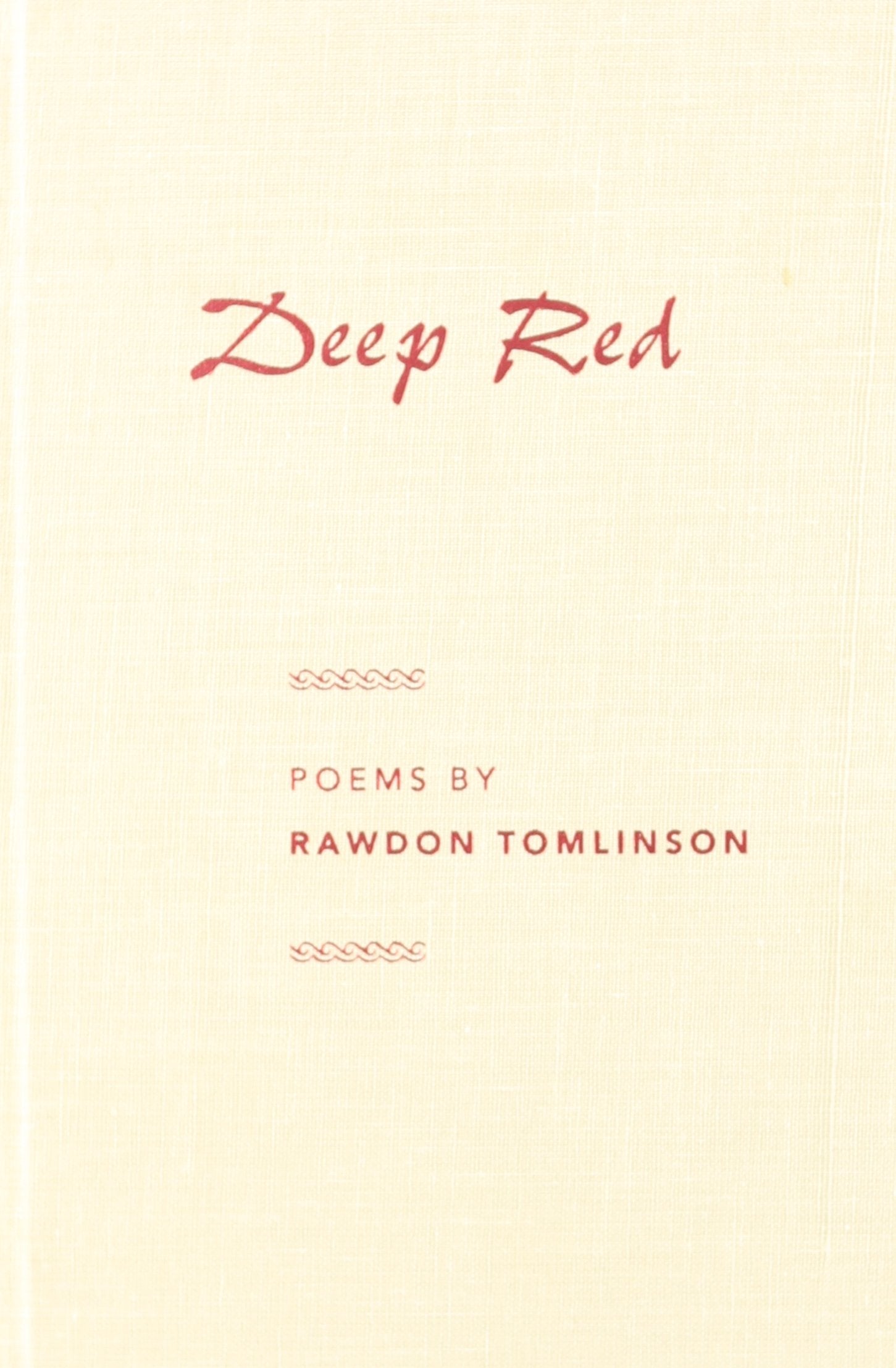 Deep Red: Poems (Contemporary Poetry Series) Poetry