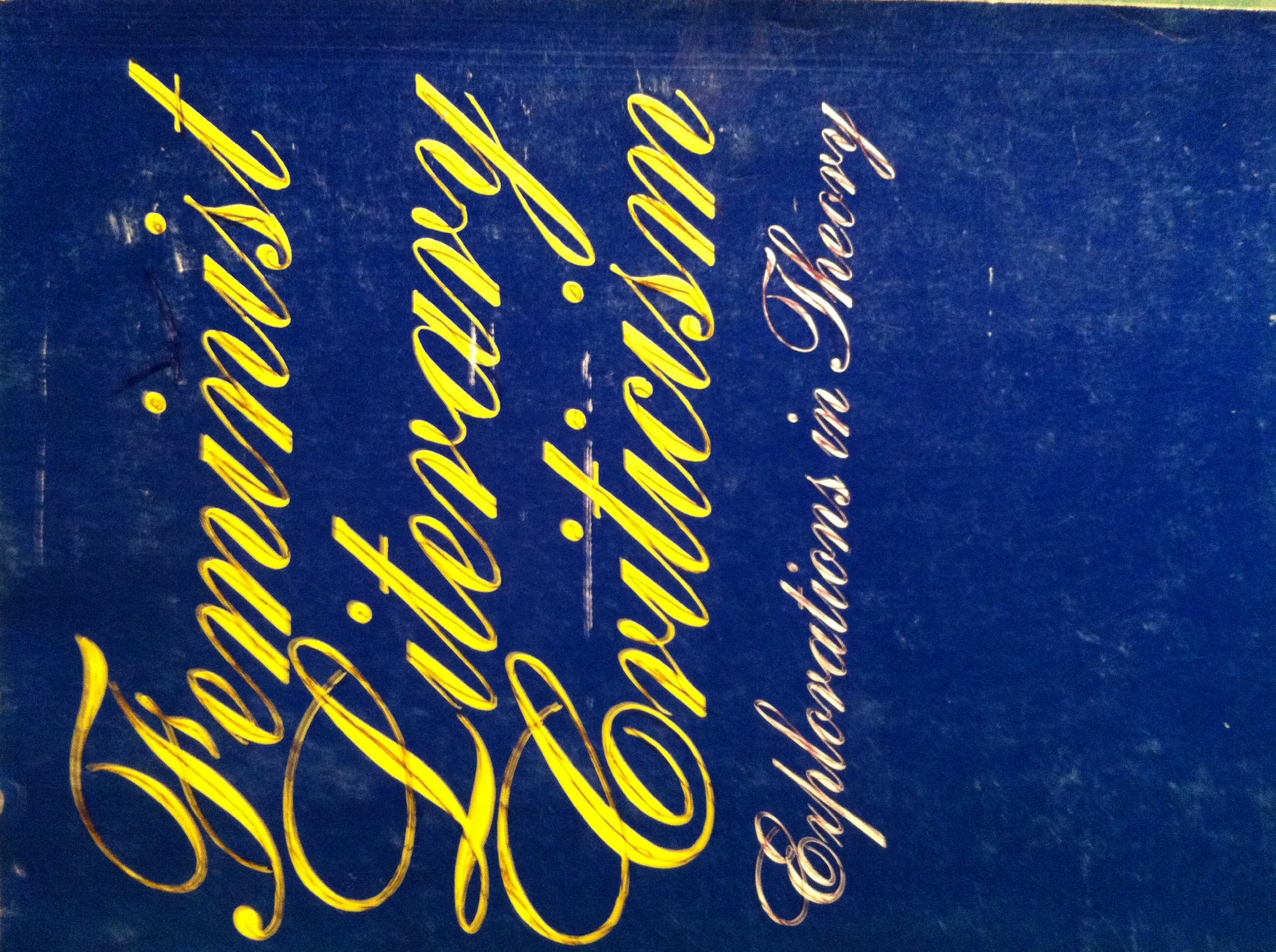 Feminist Literary Criticism: Explorations in Theory Books