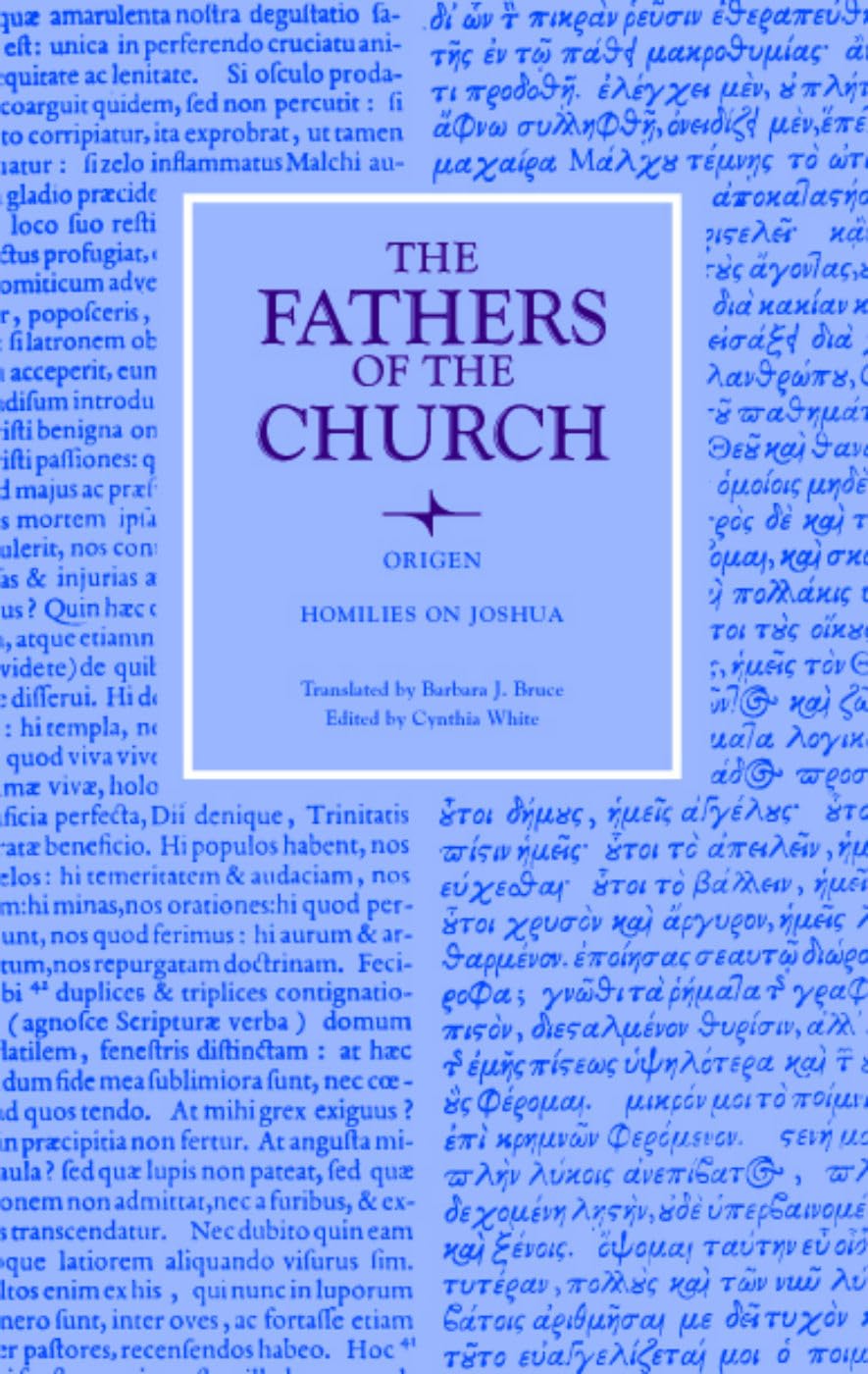 Homilies on Joshua (The Fathers of the Church) Social Sciences