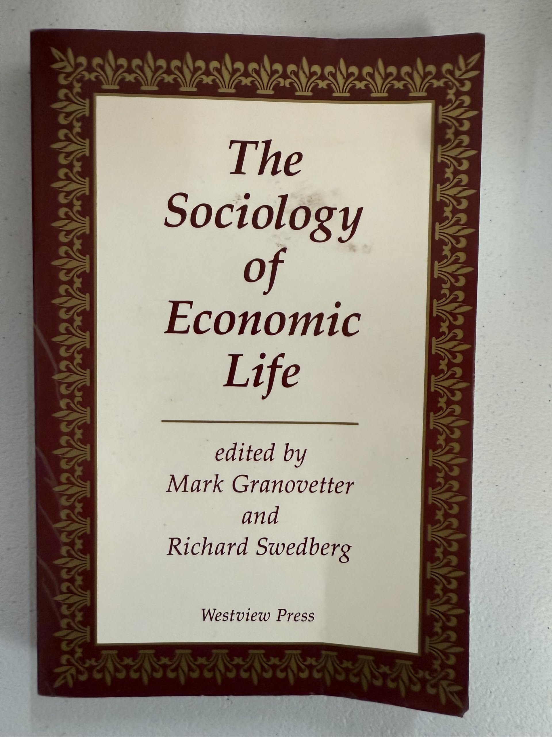 The Sociology Of Economic Life Social Sciences
