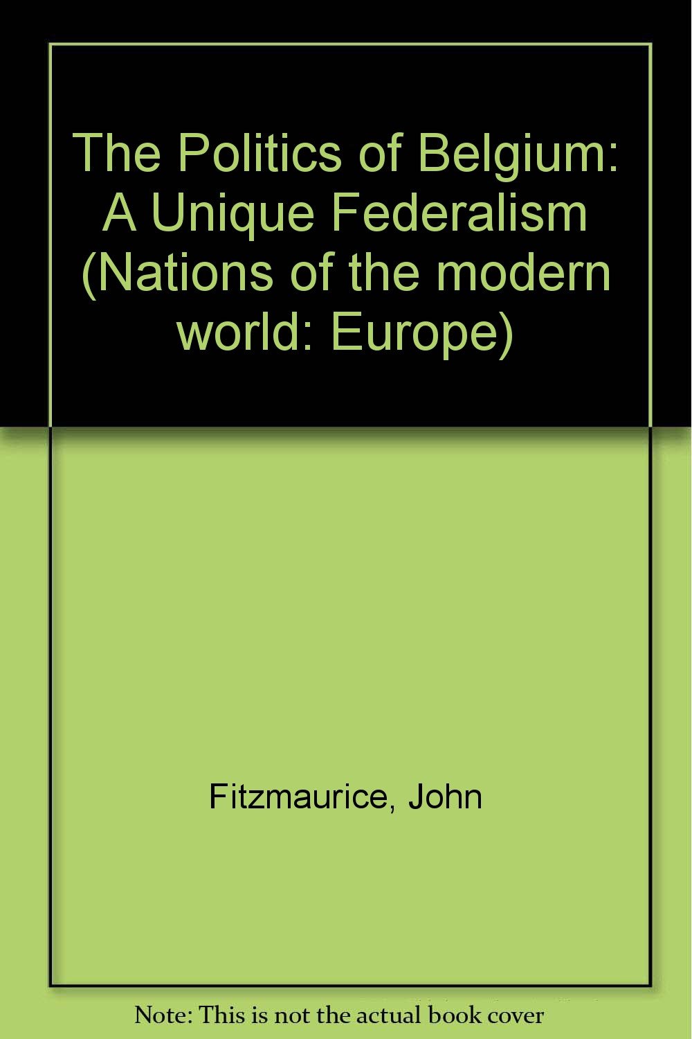 The Politics Of Belgium: A Unique Federalism (NATIONS OF THE MODERN WORLD : EUROPE) Politics & History