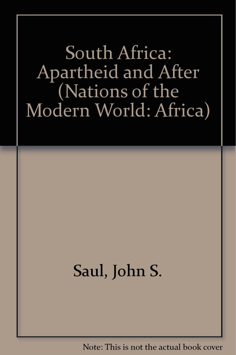 South Africa: Apartheid And After Social Sciences
