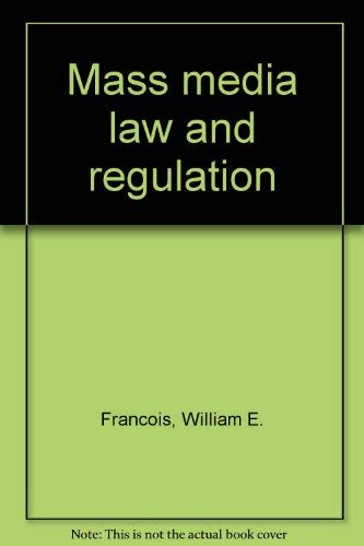 Mass media law and regulation Books