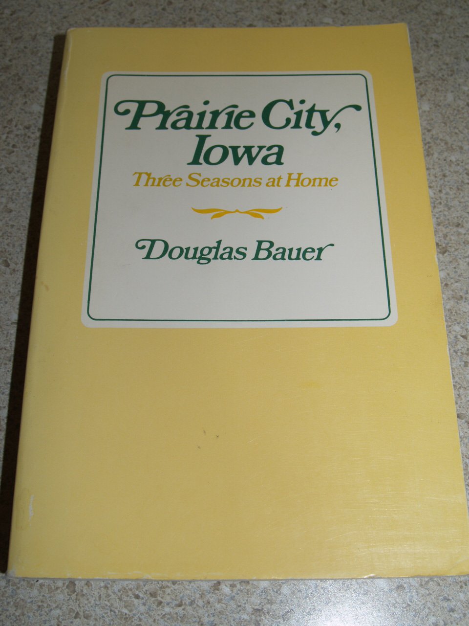 Prairie City, Iowa: Three seasons at home Books