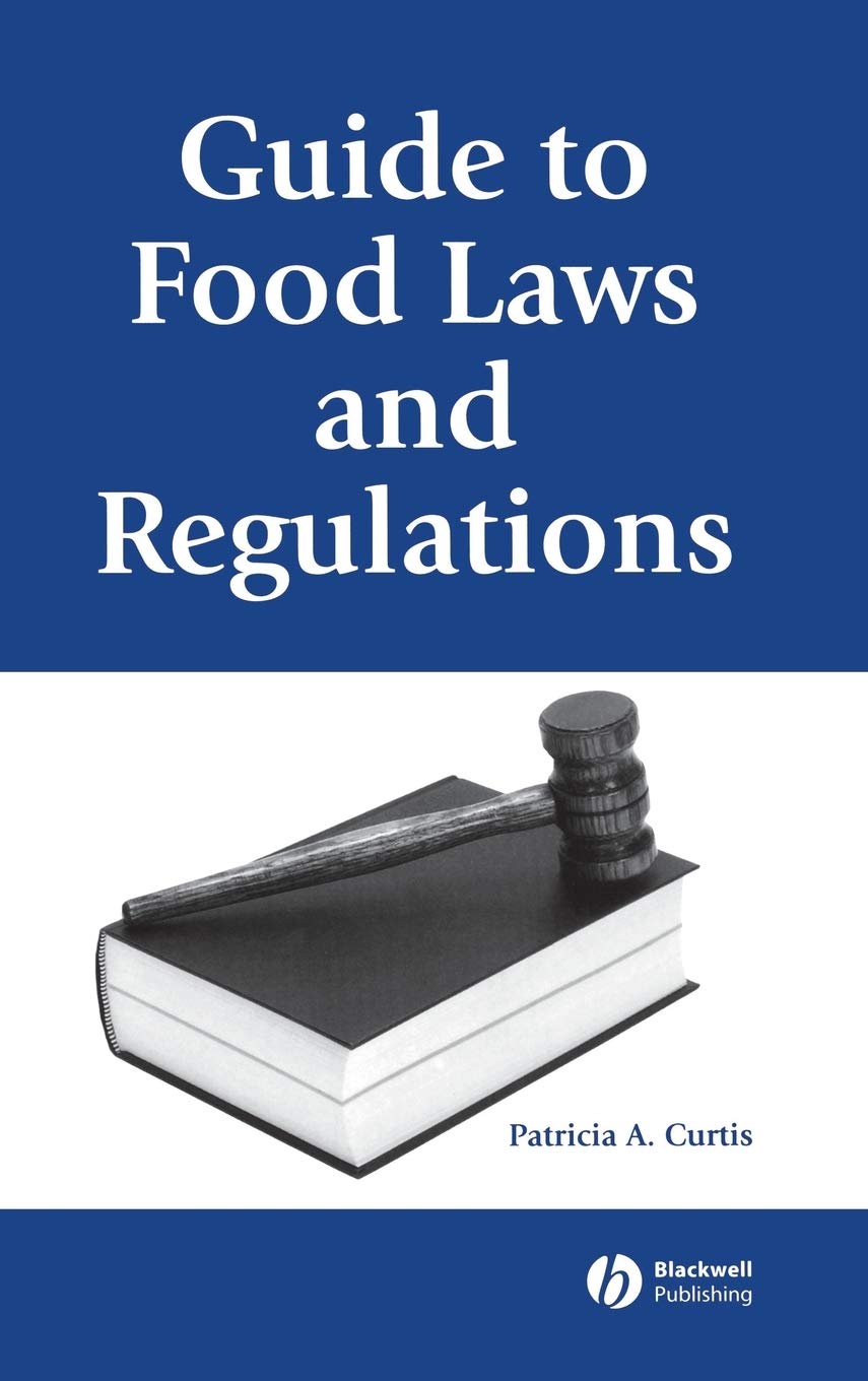 Guide To Food Laws And Regulations book