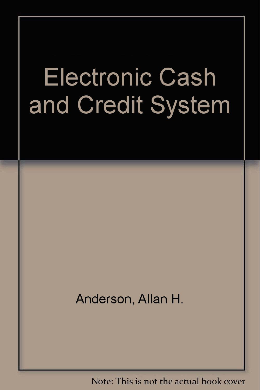 Electronic Cash and Credit System Books