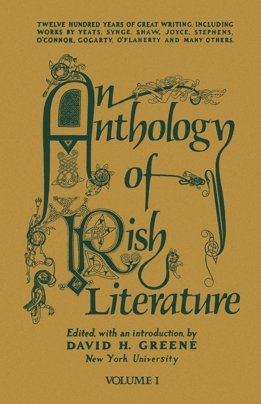 An Anthology of Irish Literature (Vol. 1) Contemporary literature