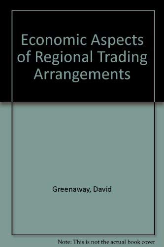 Economic Aspects of Regional Trading Arrangements Books