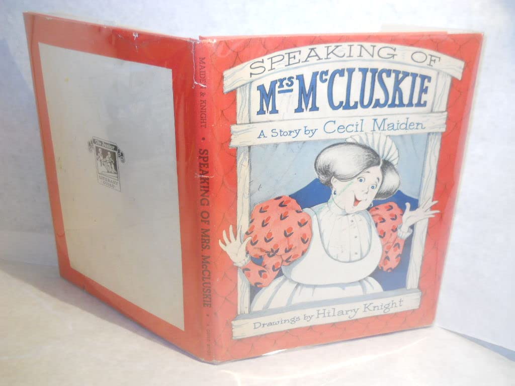 Speaking of Mrs. McCluskie Books