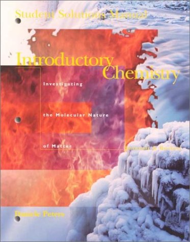 Introductory Chemistry: Investigating the Molecular Nature of Matter Natural Sciences