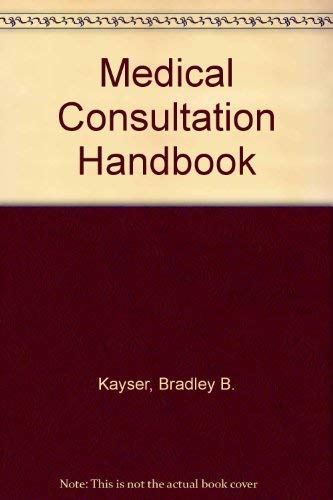 Medical Consultation Handbook book
