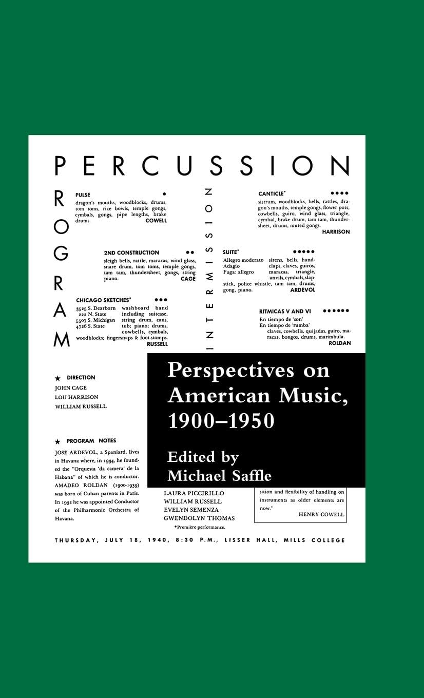 Perspectives on American Music, 1900-1950 Arts & Music