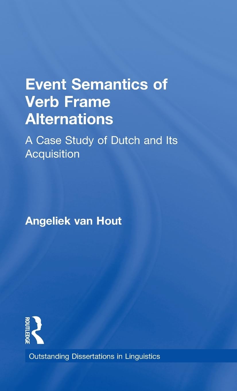 Event Semantics of Verb Frame Alternations Social Sciences