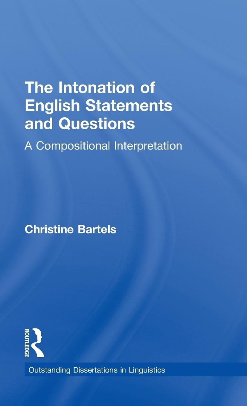 The Intonation of English Statements and Questions Social Sciences
