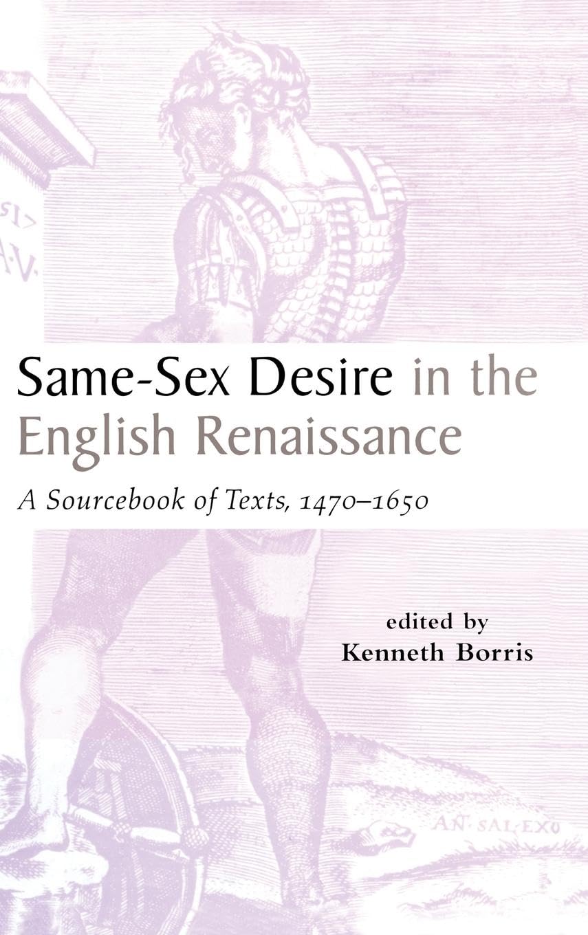 Same-Sex Desire in the English Renaissance Books