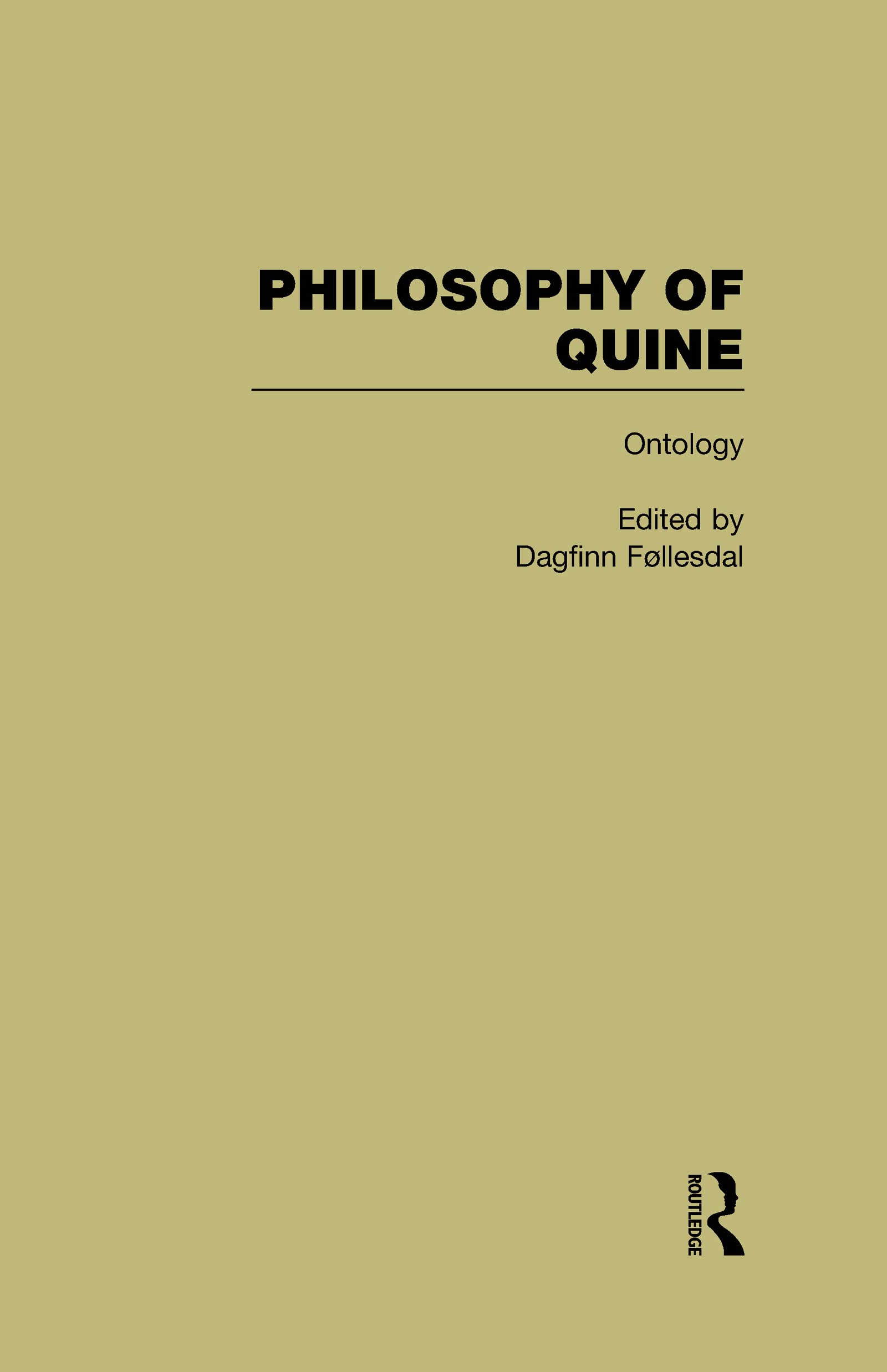 Ontology: Philosophy of Quine Philosophy