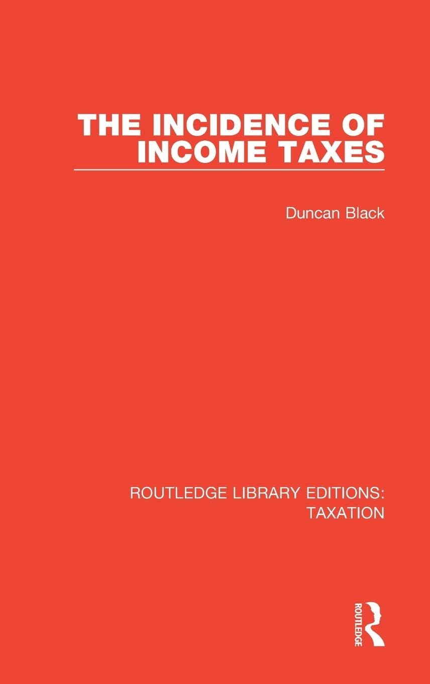 The Incidence of Income Taxes Business, Finance & Career