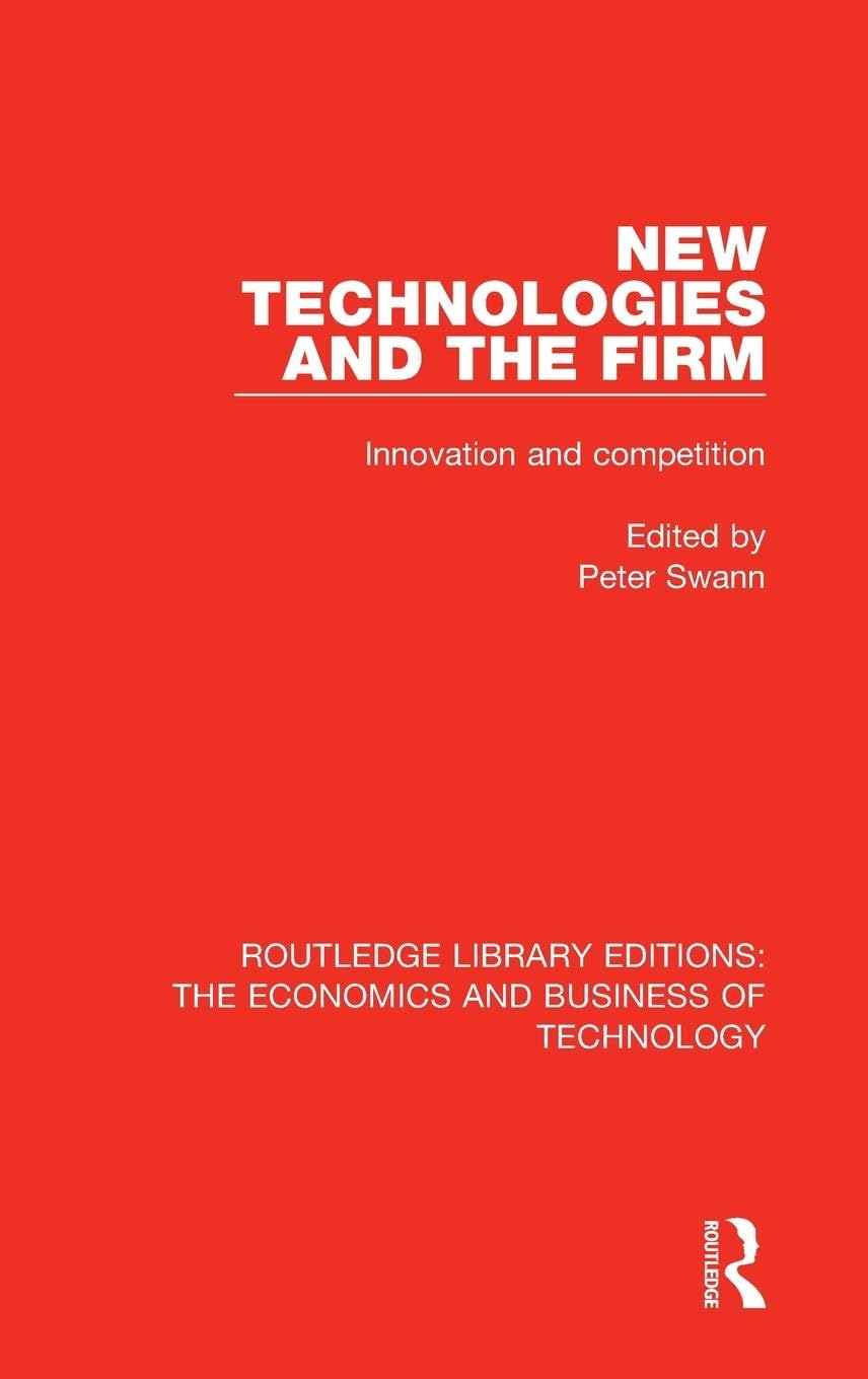 Product Image: New Technologies and the Firm