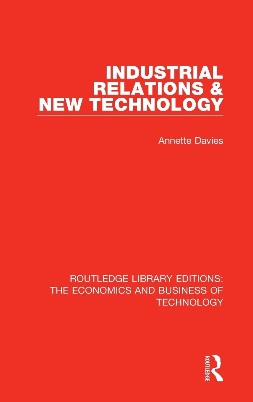 Product Image: Industrial Relations and New Technology