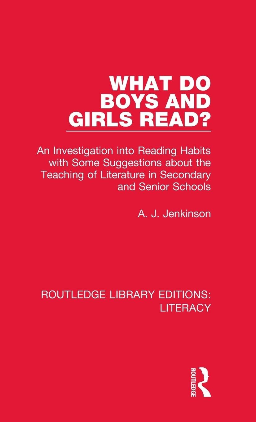 What do Boys and Girls Read? Education & Training